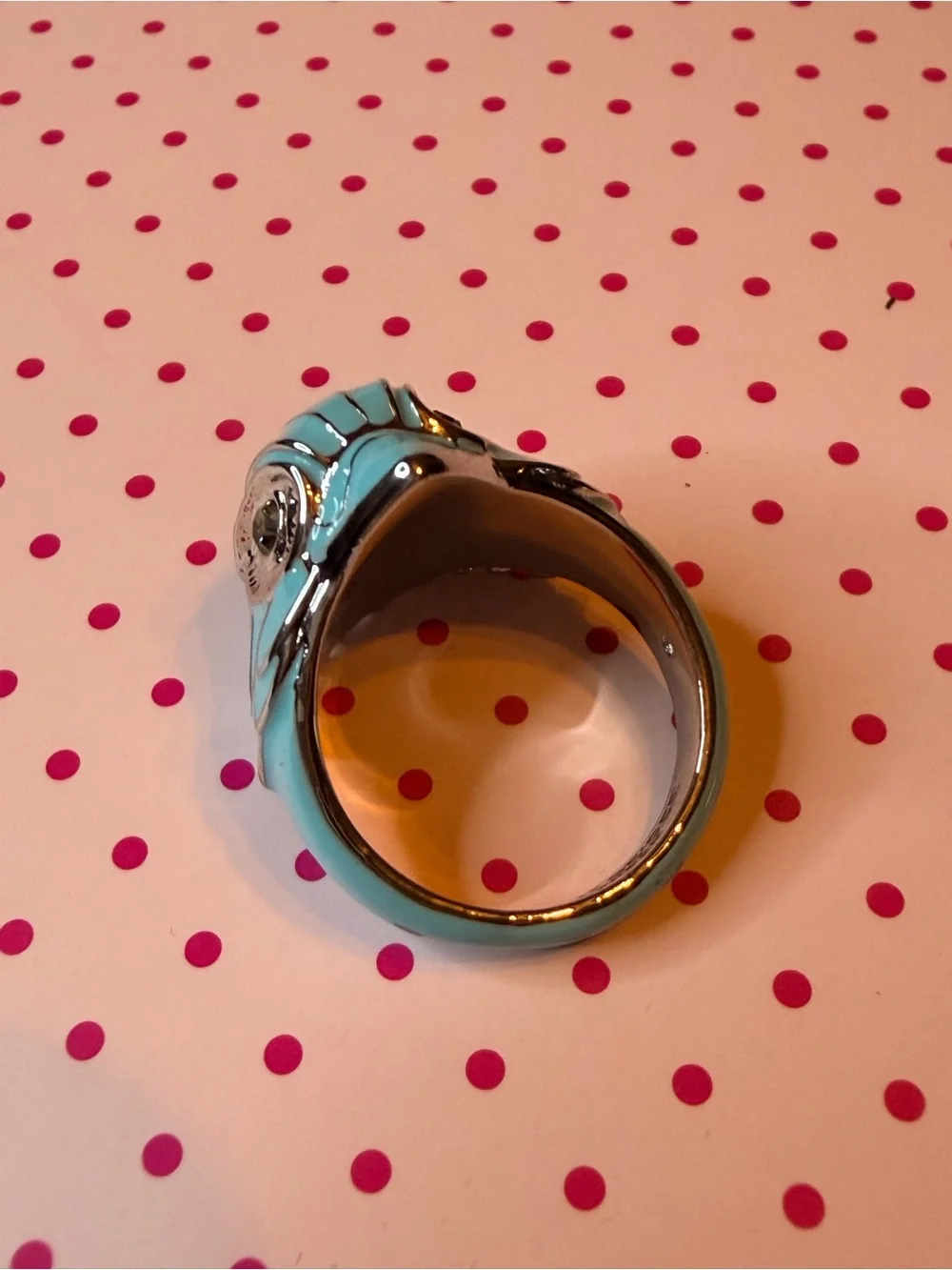 Kurt Geiger Blue Eagle Ring size 9